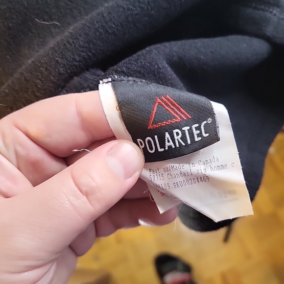 Vintage Chlorophylle Fleece Shirt Men Size L Canada Made - Picture 4 of 5